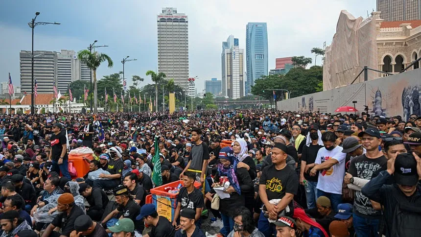 Malaysians protest rising living costs
