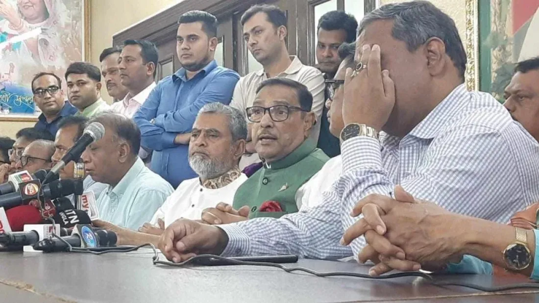 Quader clarifies Awami League policy on minister-MP relatives in local polls