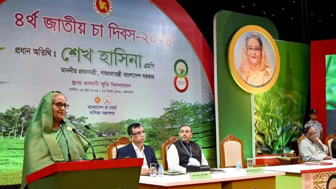 PM Hasina calls for more diversified tea products