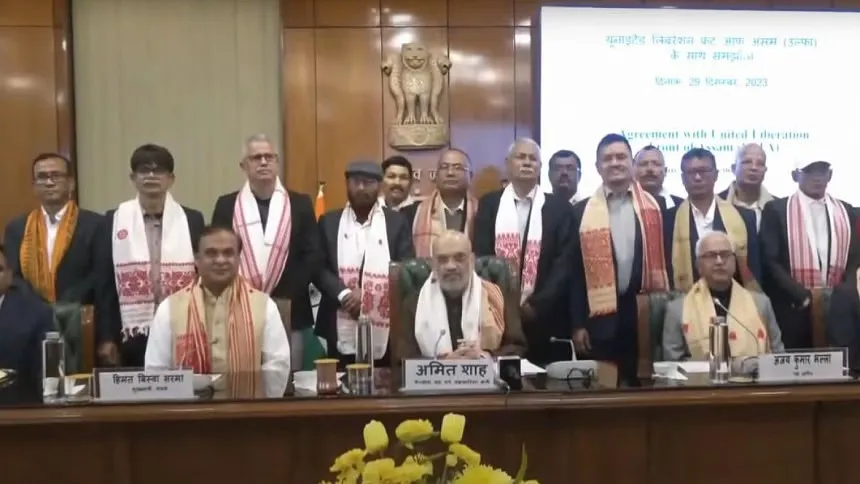 Ulfa faction signs peace deal, agrees to disband