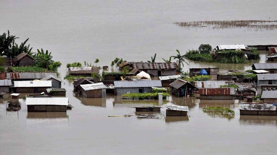 Massive Floods in Assam: 6 Lakh People Trapped in Water Across 19 Districts