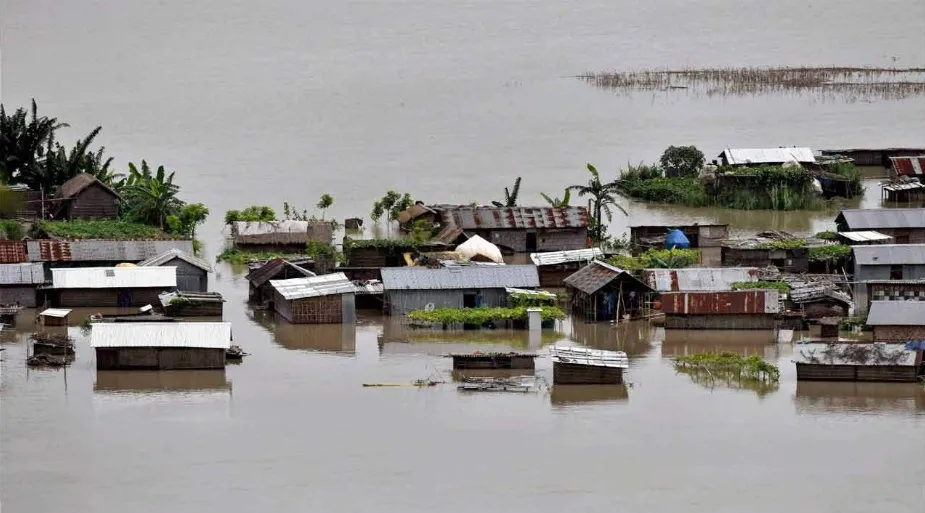 Massive Floods in Assam: 6 Lakh People Trapped in Water Across 19 Districts