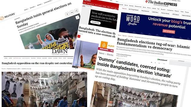 Bangladesh election in international media
