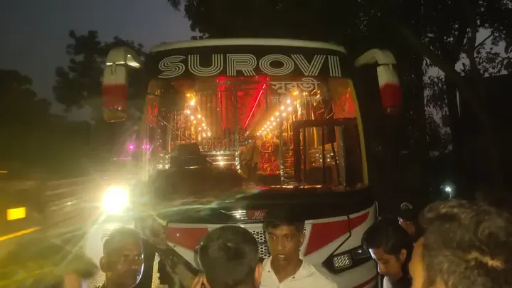 বাস ও মোটরসাইকেলের মুখোমুখি সংঘর্ষে এসএসসি পরীক্ষার্থী তিন বন্ধু নিহত