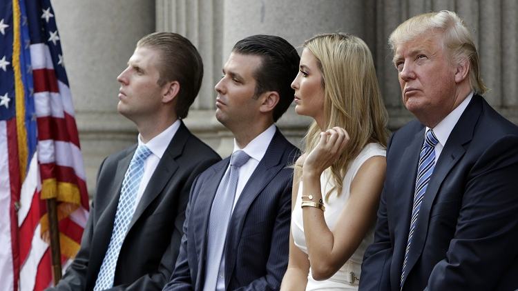 Donald Trump, children sued for fraud in New York