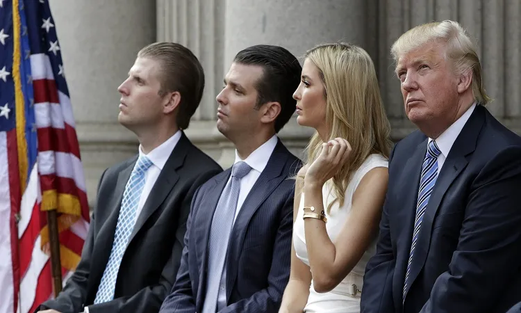 Donald Trump, children sued for fraud in New York