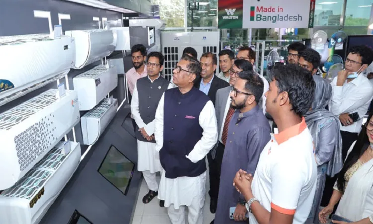 ওয়ালটন হেডকোয়ার্টারে ২.১৬ মেগাওয়াট সোলার পাওয়ার প্ল্যান্ট উদ্বোধন করেন বিদ্যুৎ প্রতিমন্ত্রী