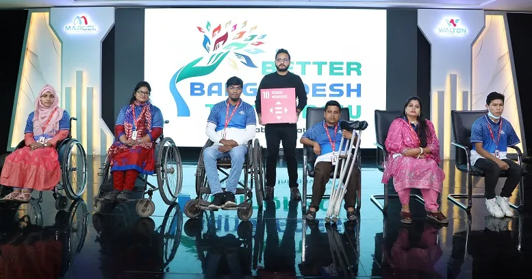 ৬ প্রতিবন্ধীর জীবন বদলে দিলেন ওয়ালটনের এমডি