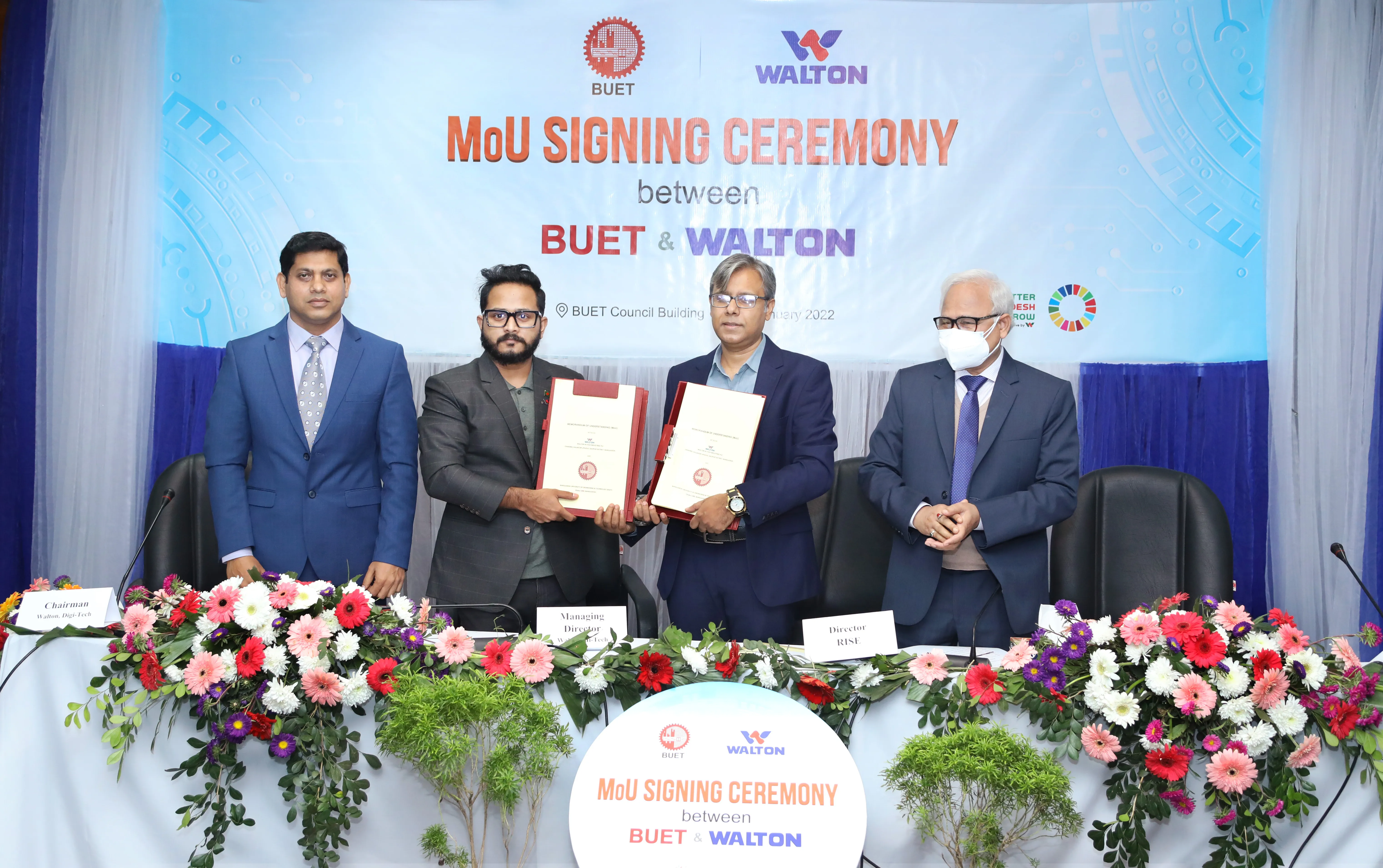 গবেষণা ও উদ্ভাবনে একসঙ্গে কাজ করবে বুয়েট-ওয়ালটন