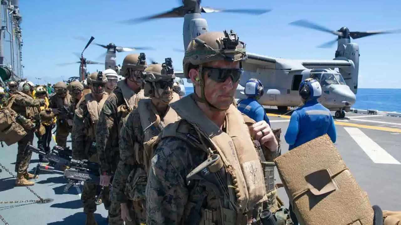 মধ্যপ্রাচ্যে পৌঁছেছে ৩৫০০ মার্কিন মেরিন সেনা, ইরান বলছে—কফিন প্রস্তুত