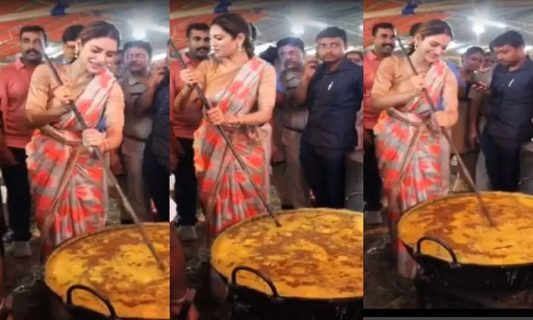 মানুষের জন্য বসিরহাটে রান্না করলেন নুসরাত জাহান