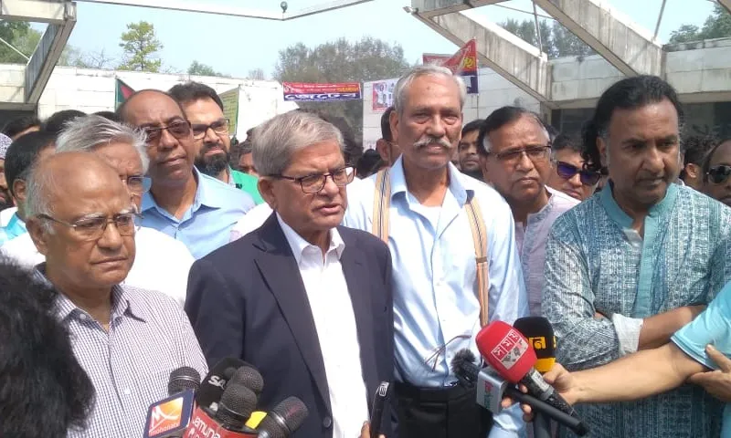 দেশ থেকে গণতন্ত্র সম্পূর্ণভাবে নির্বাসিত হয়েছে: মির্জা ফখরুল