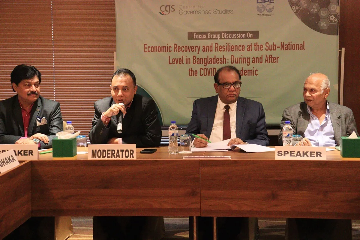 CGS holds focus group discussion with SME entrepreneurs in Dhaka