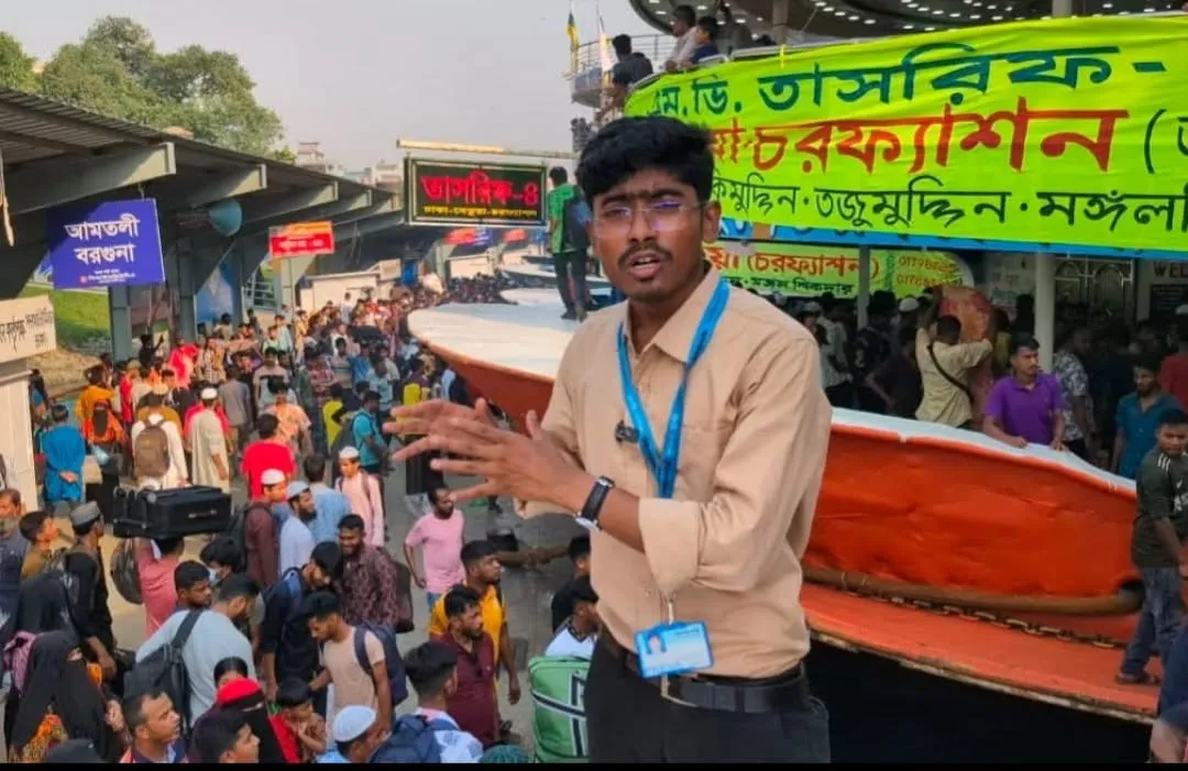 সংবাদ সংগ্রহে গিয়ে হামলার শিকার সাংবাদিক মিরাজ