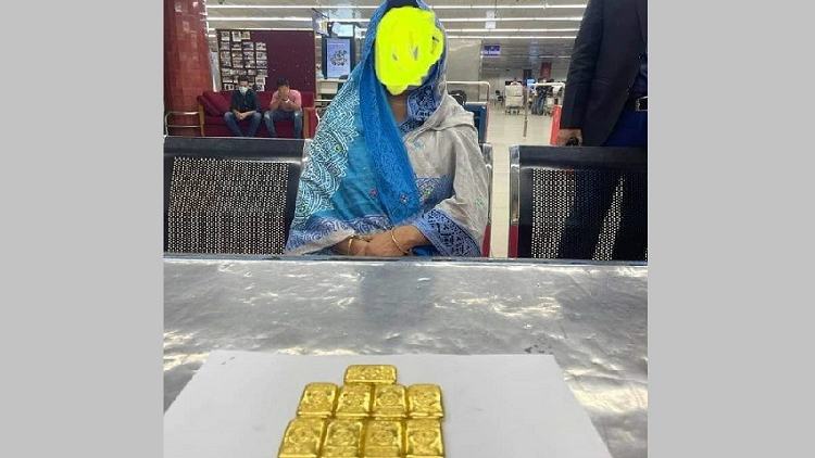 Woman arrested with gold worth over Tk 80 lac in Benapole