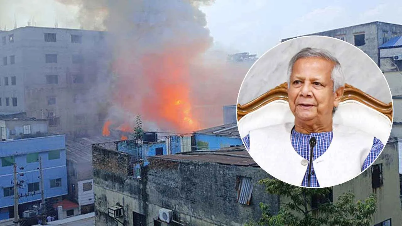 অগ্নিকাণ্ডে মৃত্যুর ঘটনায় প্রধান উপদেষ্টার শোক