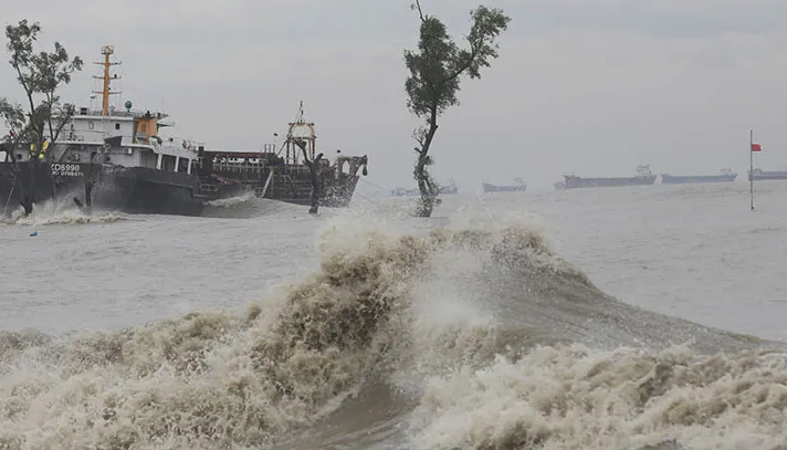 বঙ্গোপসাগরে সৃষ্ট লঘুচাপটি সুস্পষ্ট লঘুচাপে পরিণত
