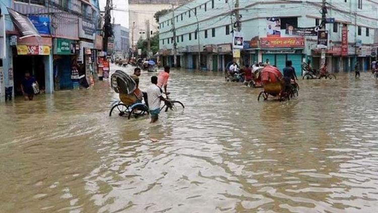 Sylhet suburbs still under water