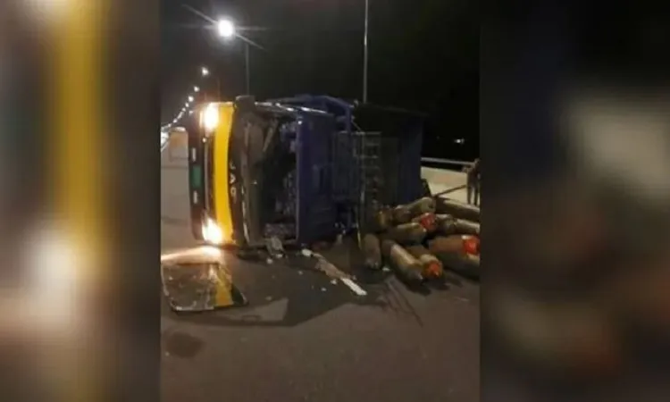 Two killed as truck overturns on Padma Bridge