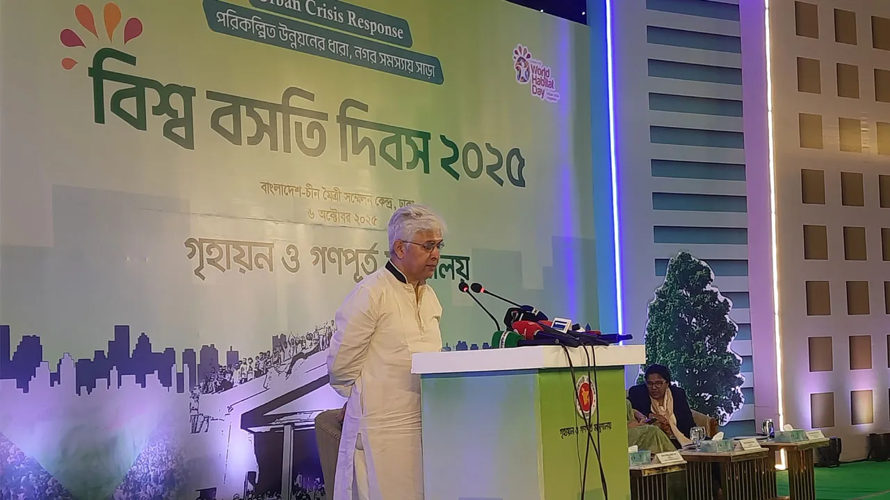 নগরায়ণ শুধু কাঠামোগত উন্নয়ন নয় : গণপূর্ত উপদেষ্টা