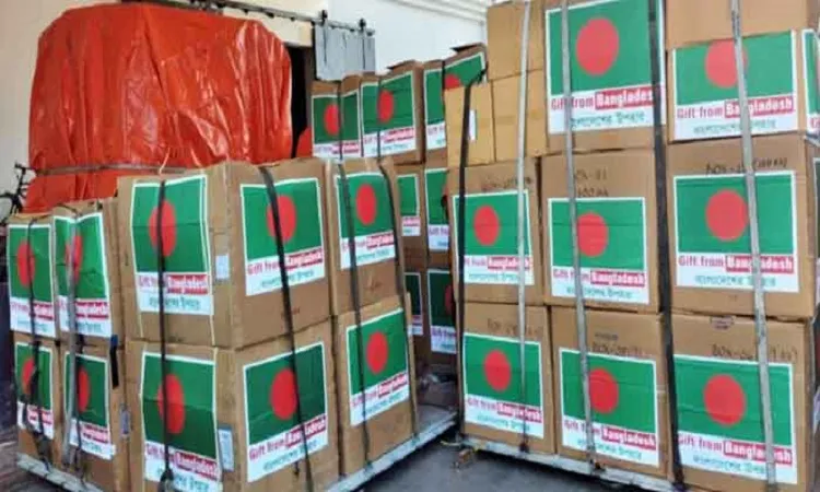 ভূমিকম্প বিধ্বস্ত আফগানিস্তানে ত্রাণ পাঠিয়েছে বাংলাদেশ