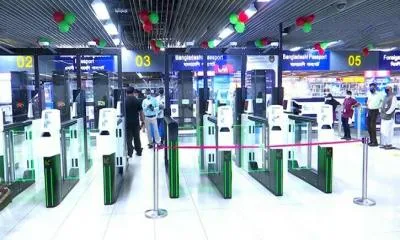 শাহজালাল বিমানবন্দরে চালু হচ্ছে ২৭টি ই-গেট