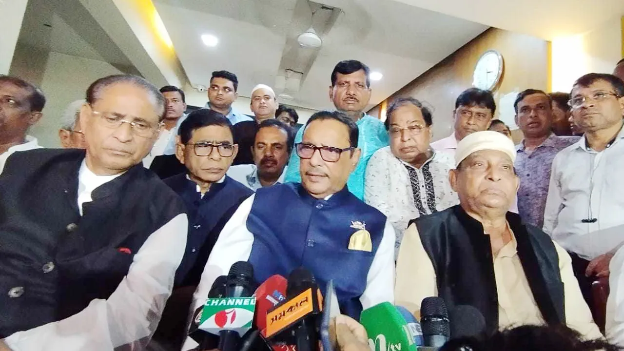 বায়তুল মোকাররমের দক্ষিণ গেটেই সমাবেশ করবে আ.লীগ : ওবায়দুল কাদের