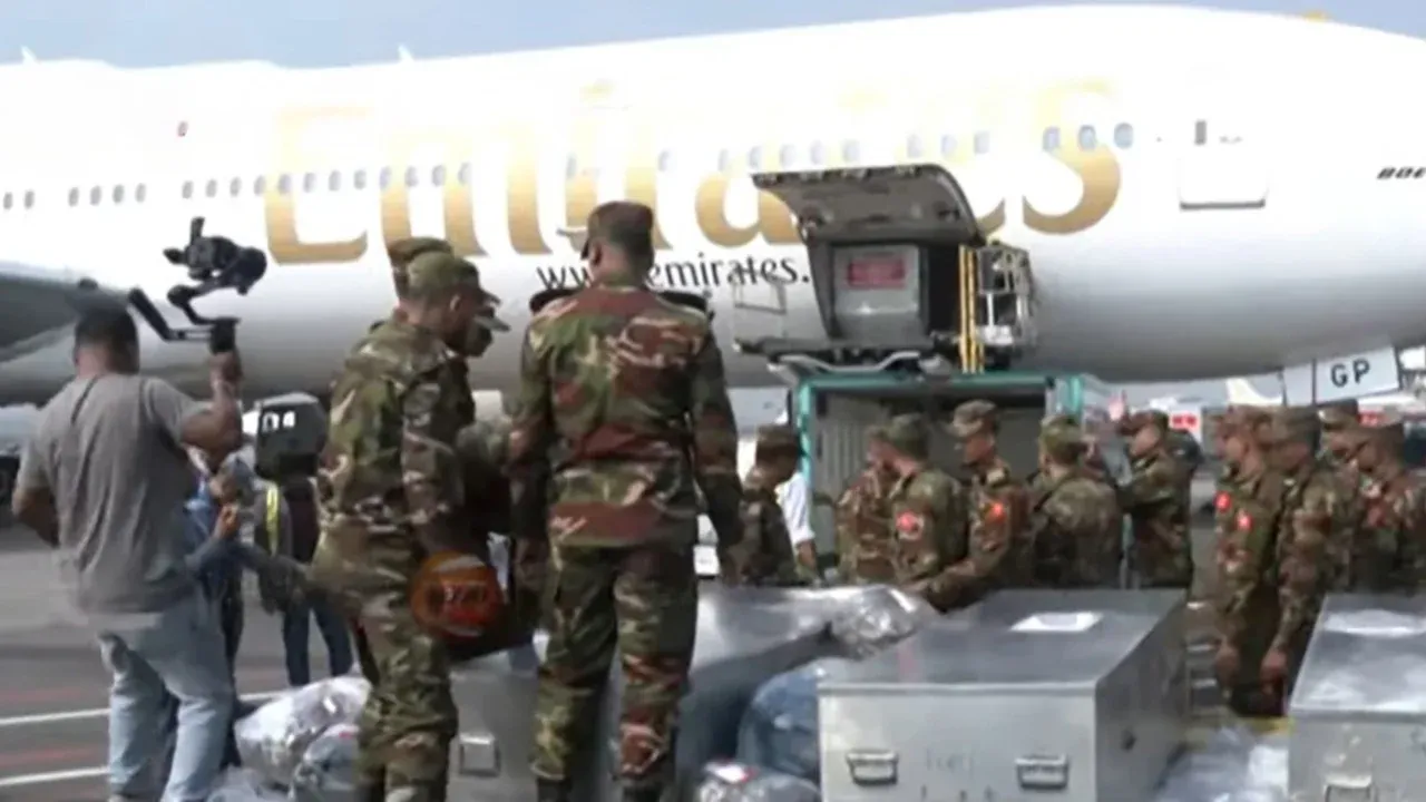 সুদানে নিহত ৬ শান্তিরক্ষীর লাশ দেশে পৌঁছেছে