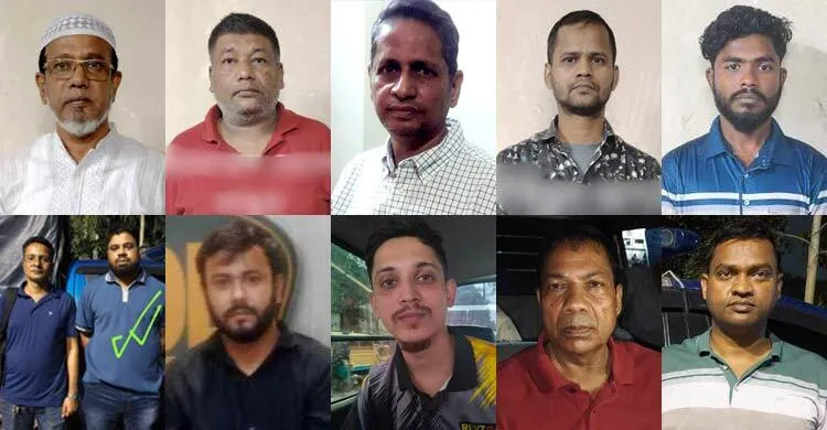 নিষিদ্ধ ছাত্রলীগ ও আওয়ামী অঙ্গসংগঠনের ১০ জন গ্রেফতার