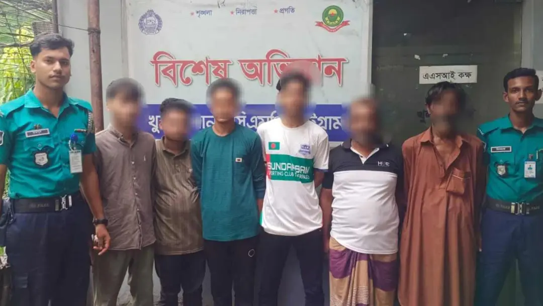 কার্যক্রম নিষিদ্ধ আ. লীগের ৬ নেতা গ্রেপ্তার