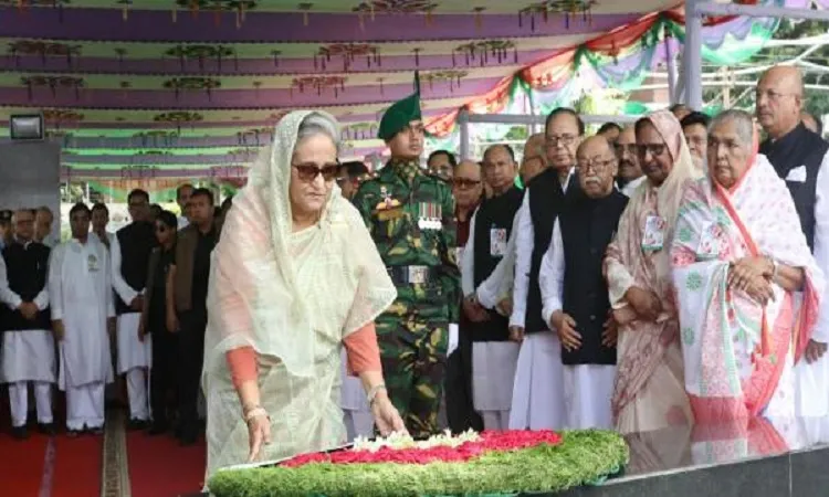73rd founding anniversary: PM pays tribute to Mujib