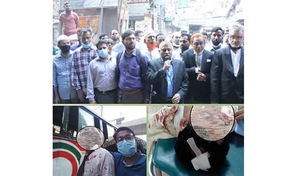 ইসলামী ব্যাংকের শেয়ারহোল্ডার ও গ্রাহকদের মানববন্ধনে সন্ত্রাসী হামলা