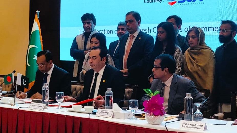 Pakistan and Bangladesh Sign MoU to establish ‘Joint Business Council’