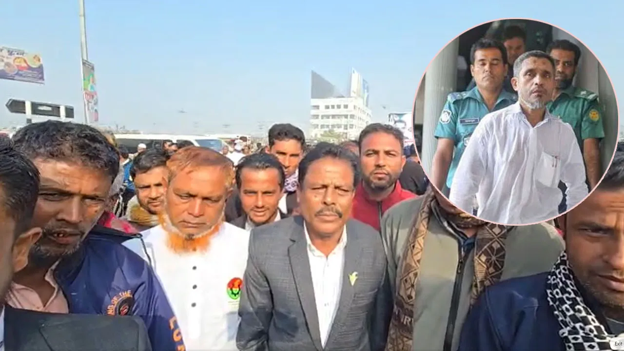 বাবরের মুক্তির অপেক্ষায় কারাগারের সামনে নেতাকর্মীদের ভিড়