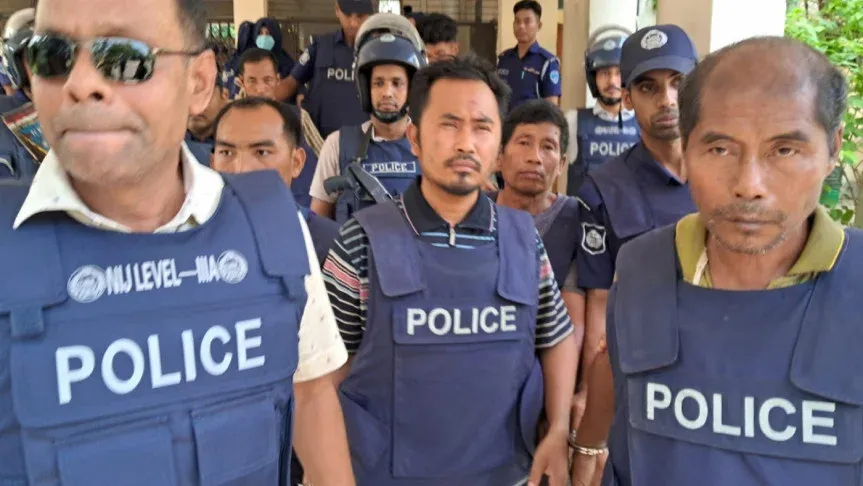 রুমা উপজেলা ছাত্রলীগের সভাপতিসহ ৭ কেএনএফ সদস্য কারাগারে