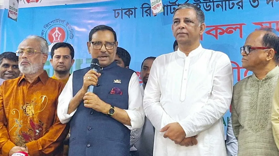 সাংবাদিক হেনস্তার ব্যাপারে আমরা সতর্ক আছি: ওবায়দুল কাদের