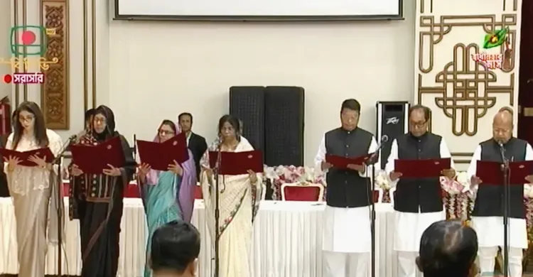 শপথ নিলেন সাত প্রতিমন্ত্রী