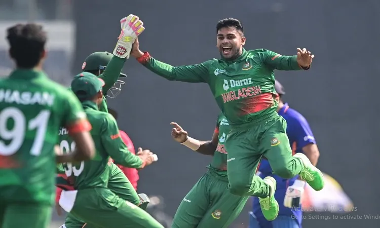 Bangladesh wins over india with Miraj's heroism
