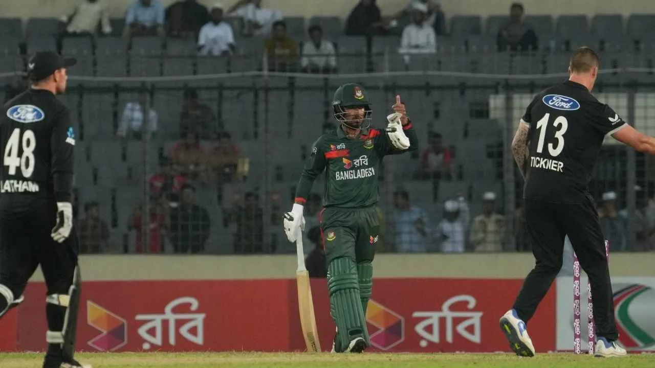 দ্বিতীয় সারির নিউজিল্যান্ড দলের কাছেই হারল মিরাজ-শান্তরা