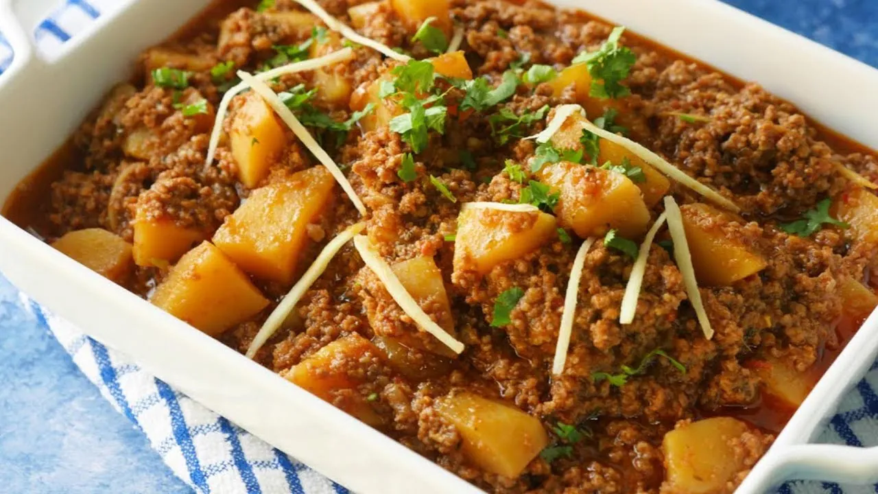 Learn the recipe for cooking beef minced potatoes