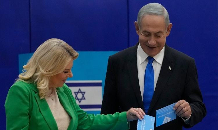 Benjamin Netanyahu in lead after Israel vote