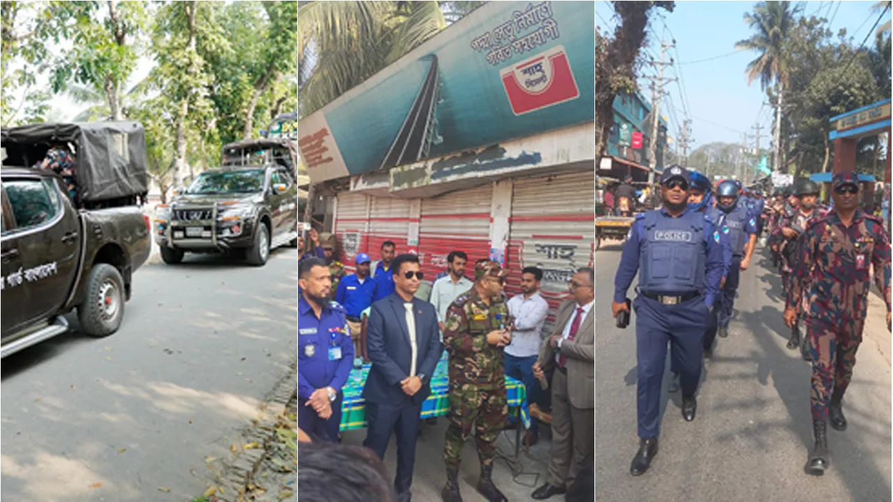 সাতক্ষীরাসহ তিন জেলায় নির্বাচনী আচরণবিধি পর্যবেক্ষণে মাঠে বিজিবি