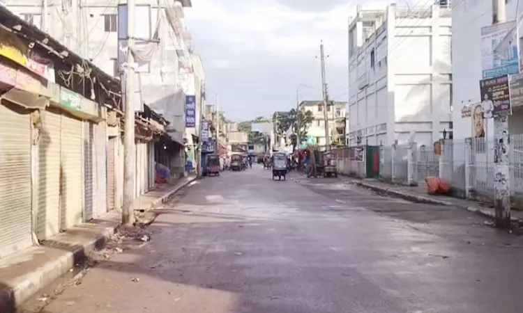 ভোলায় বিএনপির হরতাল চলছে