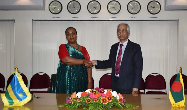 বিমান চলাচলে বাংলাদেশ ও রুয়ান্ডার মধ্যে চুক্তি স্বাক্ষর