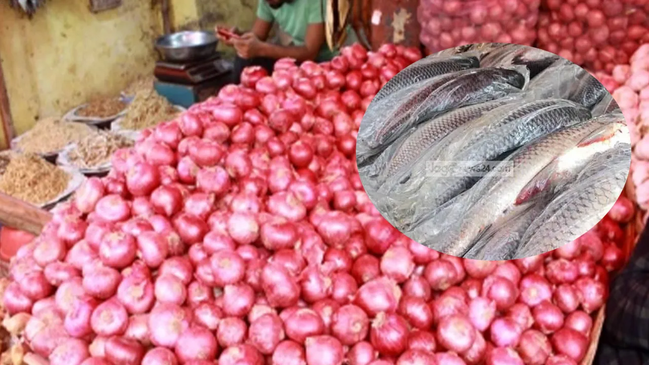 কমছে না পেঁয়াজের ঝাঁজ, এখনো চড়া মাছের বাজার