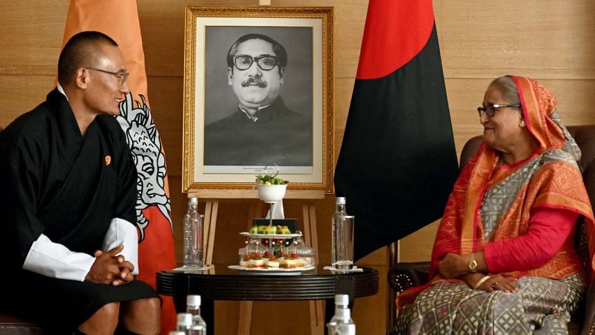 PM reiterates Bangladesh's interest to import hydroelectricity from Bhutan