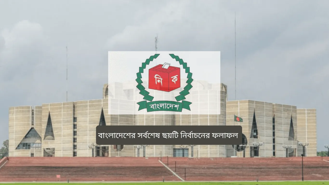বাংলাদেশের সর্বশেষ ছয়টি নির্বাচনের ফলাফল