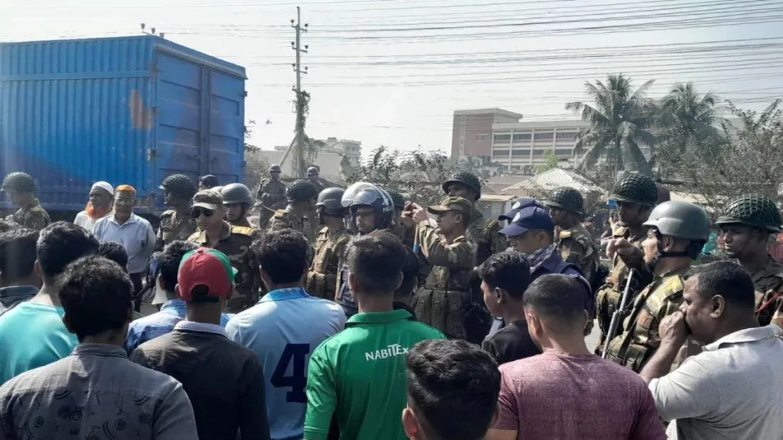 Beximco workers block Dhaka-Tangail highway again over unpaid salaries