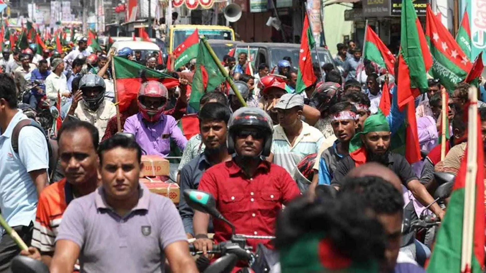 রংপুর থেকে বিএনপির ‘তারুণ্যের রোডমার্চ’ শুরু