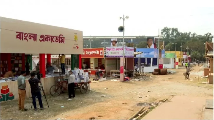 যেভাবে সাজলো এবারের বইমেলার স্টল-প্যাভিলিয়ন